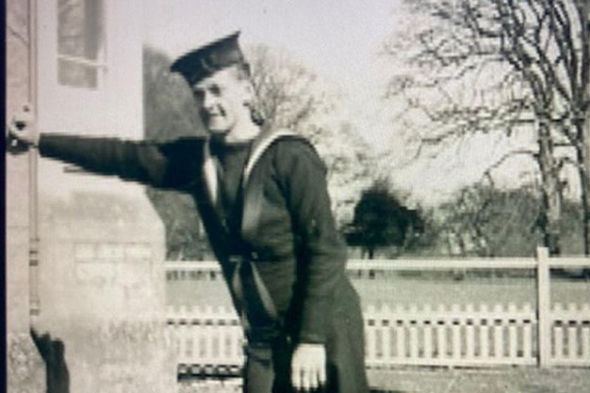 Ron Manning, a resident at our Watlington home in Oxfordshire, in 1941 in his Royal Navy uniform 