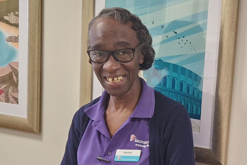 Dorothy Grant, activities co-ordinator at Rowanweald Residential and Nursing Home, our care and nursing home in Harrow Weald 