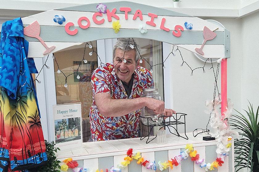 Kevin, our maintenance man at Fernihurst Nursing Home, our dementia care and nursing home in Exmouth 