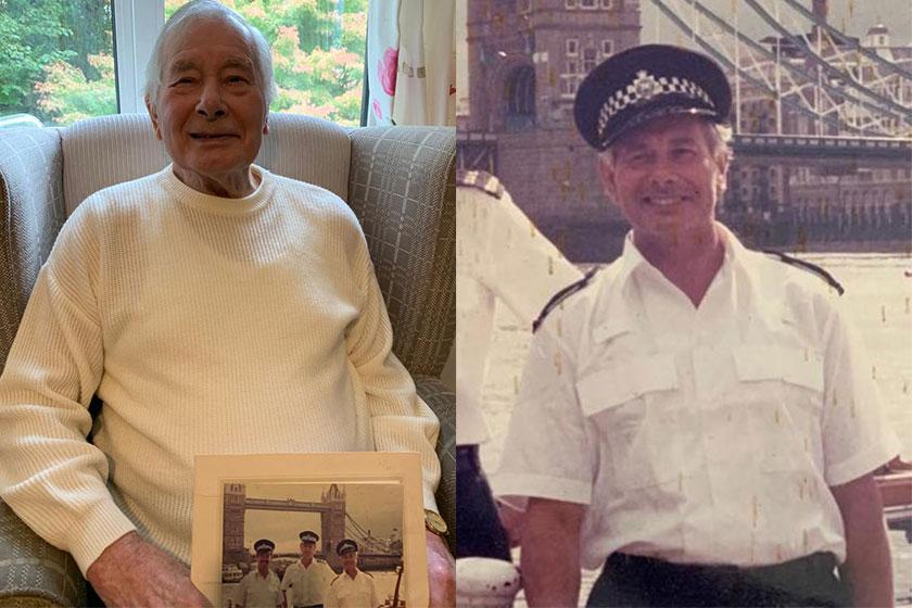 Meet retired police officer Terry – first on the r Ronnie Kray’s ‘Blind Beggar’ shooting scene of gangste Terry Rowe, a resident at our Ivydene Residential and Nursing Home in Plymouth