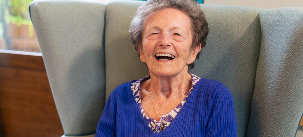 Resident Smiling