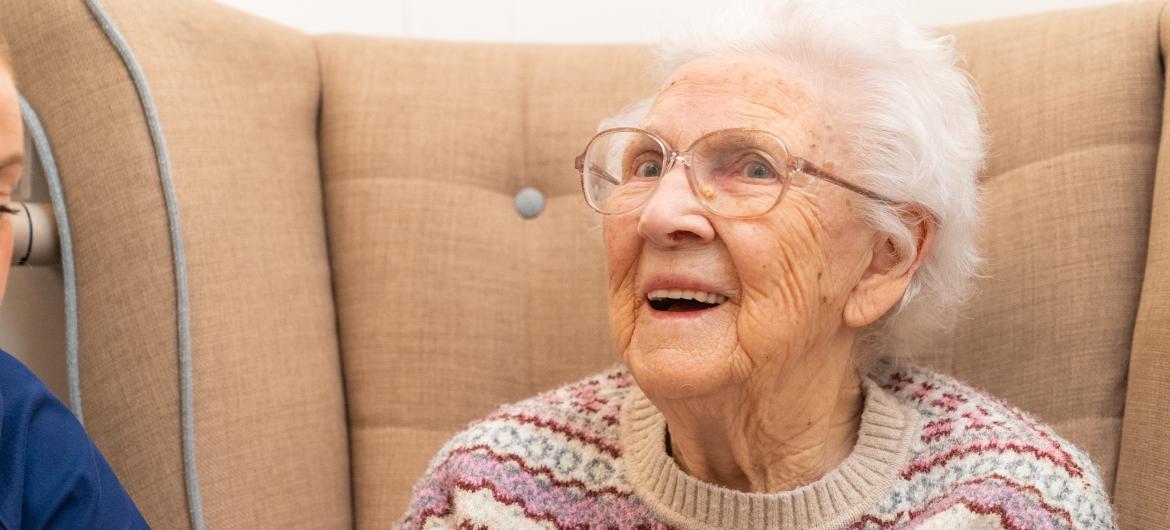 Resident Smiling