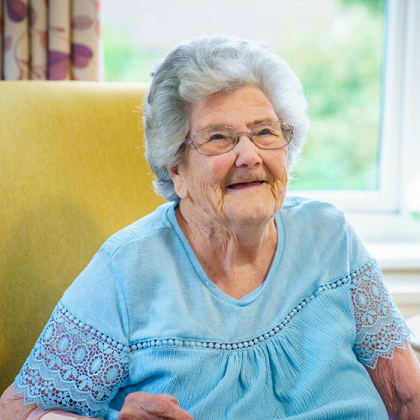 Image of Jessie Rheel at Blackwood Residential Care Home in Camborne