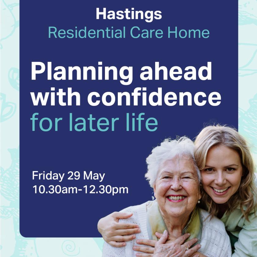 Planning ahead with confidence poster